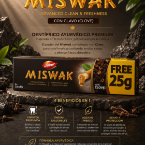 Dentífrico Dabur Miswak con Clavo 100 g