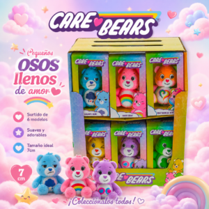 🧸 Peluche Osos Amorosos 7 cm – Surtidos 🌈