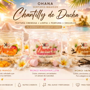 Chantilly de Ducha Monoi 100 g – Ohana Senteurs Magiques
