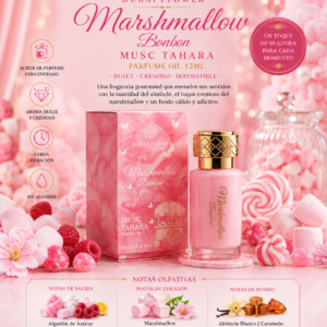 Aceite de Perfume Marshmallow Bombón Musk Tahara 12 ml