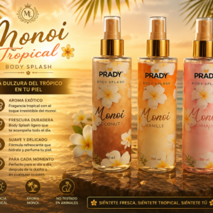 Prady Body Splash Monoi 250 ml Coconut, Vainilla o Marshmallow