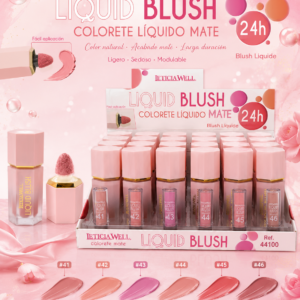 Leticia Well Liquid Blush Mate 24H – Colorete Líquido