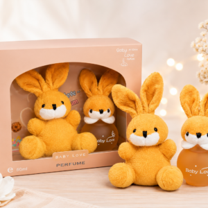 Set Baby Love Conejo Amarillo con Peluche+Parfume 50 ml
