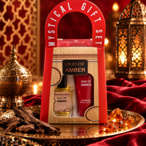 Set Mystical Oud of Amber Parfum 30ml + Gel de Ducha 60ml