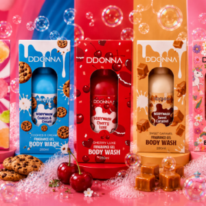 Gel de Ducha DDONNA 280ml 5 Fragancias Gourmand 🍭🍪🍒