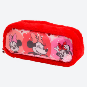 Estuche Mullido Minnie Mouse Rojo – Porta Lápices Escolar