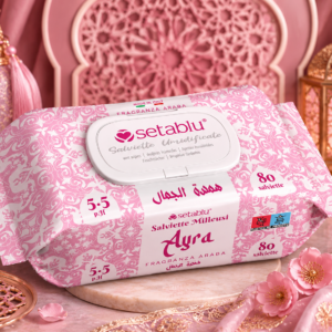 Toallitas Húmedas Perfumadas Ayra Rosa – Fragancia Árabe