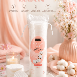 Discos de Algodón Sence Soft & Pure 80 Unidades
