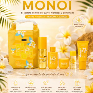 Set de Cuidado Corporal Sence Monoi con Neceser – 5 Piezas