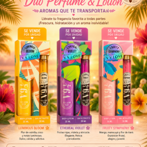 V.V.LOVE Duo Perfume & Body Lotion – Inspiración Tropical