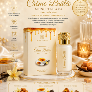 Aceite de Perfume Concentrado Crème Brûlée Musk Tahara 12 ml