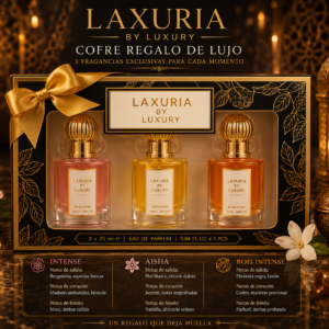 Cofre de Perfumes Laxuria by Luxury – 3 Eau de Parfum