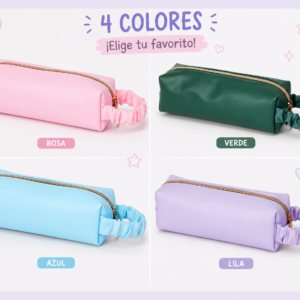 Estuche Escolar Elegance con Asa Elástica