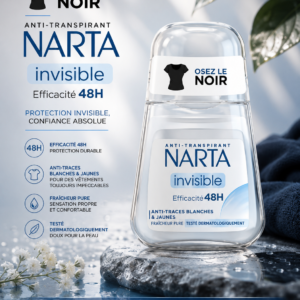 Narta Invisible Roll-On Antitranspirante 48H – Anti-Manchas 50 ml