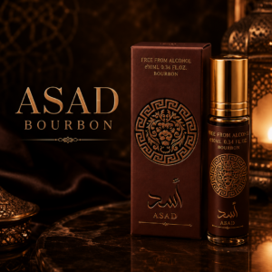 Aceite de Perfume Asad Bourbon 10 ml – Concentrado sin Alcohol