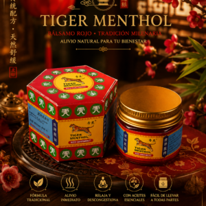 Tiger Menthol Red Ointment – Bálsamo Rojo de Mentol 20 g