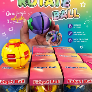Fidget Ball Rotate – Pelota Antiestrés Giratoria