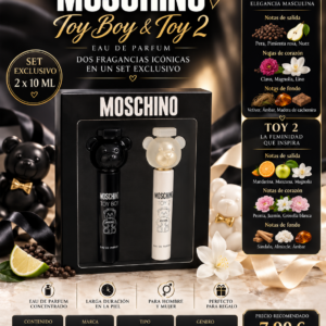 Set Moschino Toy Boy & Toy 2 Eau de Parfum 2 x 10 ml