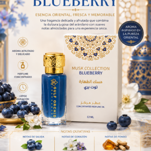 Aceite de Perfume Musk Tahara Blueberry 12 ml – Gulf Orchid