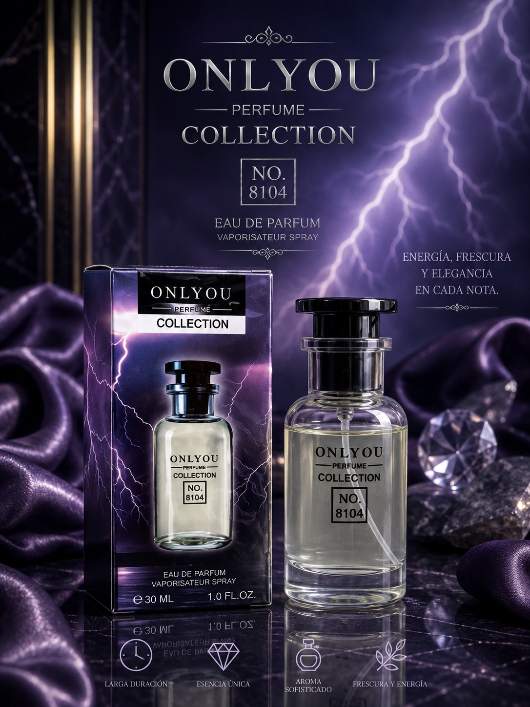 Onlyou Perfume Collection Nº 8104 – Eau de Parfum 30 ml
