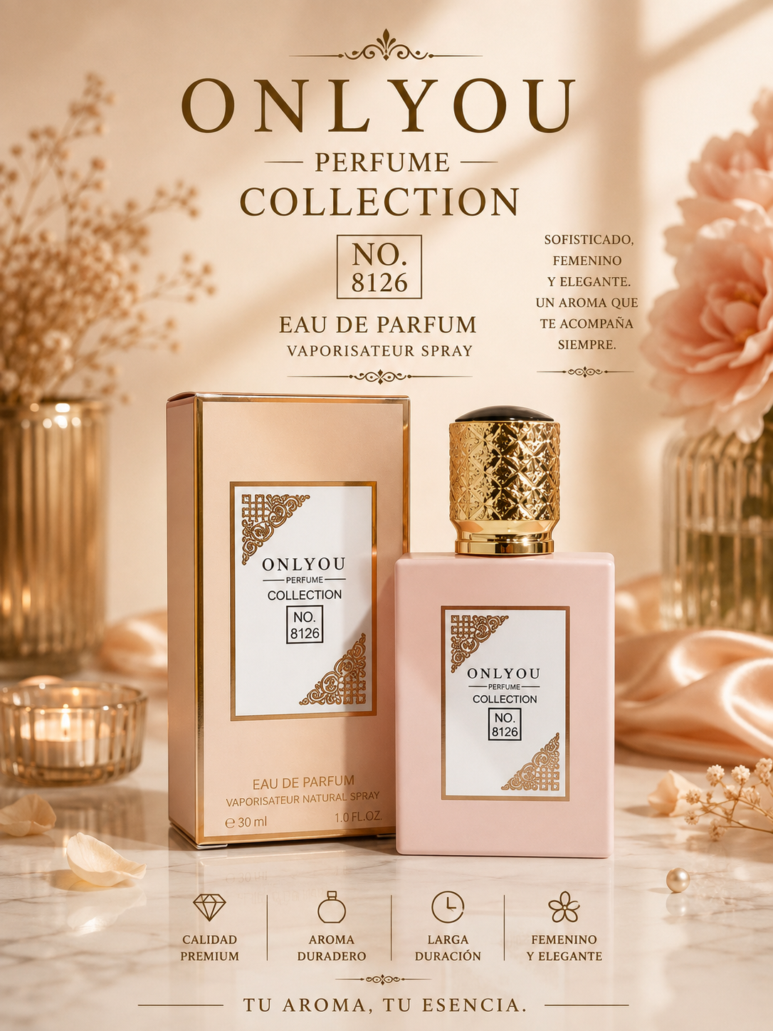 Onlyou Perfume Collection Nº 8129 – Eau de Parfum 30 ml