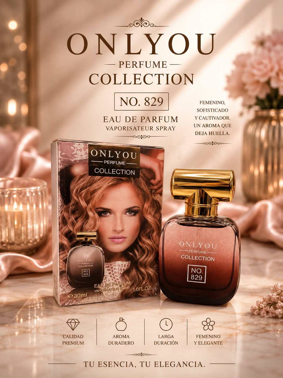 Onlyou Perfume Collection Nº 829 – Eau de Parfum 30 ml
