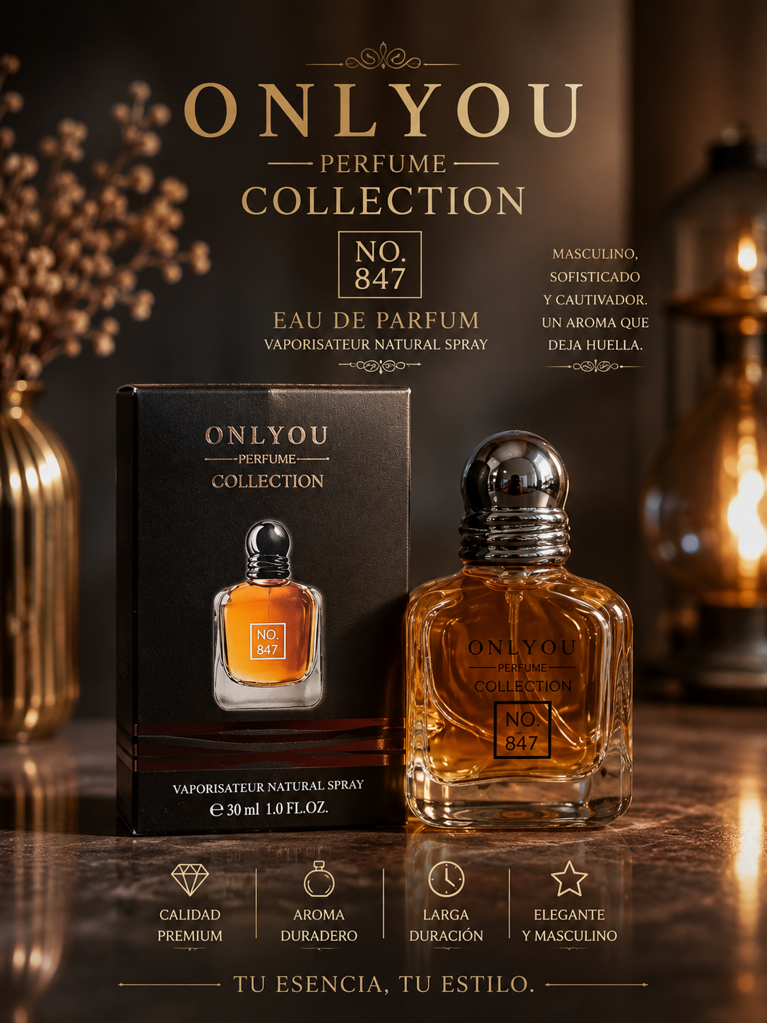 Onlyou Perfume Collection Nº 847 – Eau de Parfum 30 ml