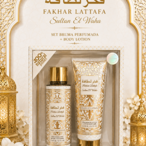 Set Sultan El Waha Fakhar Lattafa Bruma 250 ml + Lotion 236 ml