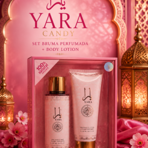Set Yara Rosa – Bruma Perfumada 250 ml + Body Lotion 236 ml